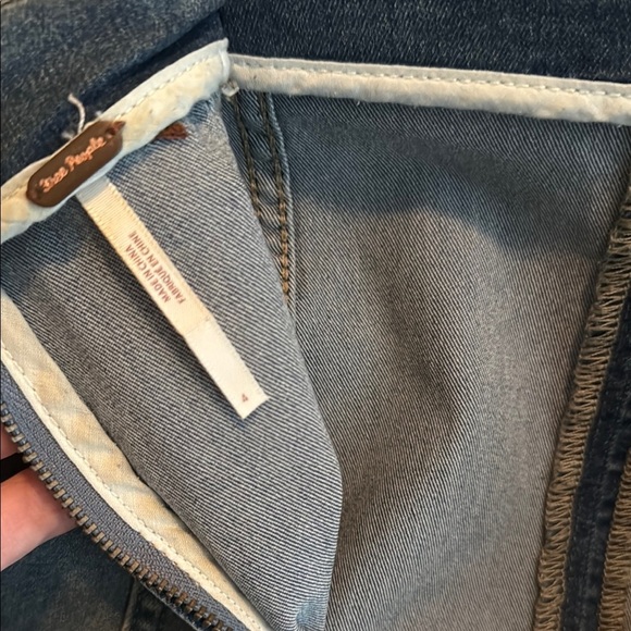 Free People Denim Mini Skirt - Picture 3 of 3
